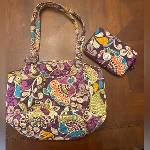 Vera Bradley purse and wallet